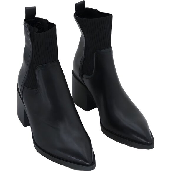 Women's Steve Madden Abriel Pointed Toe Bootie Black 5.5 M - Picture 1 of 6